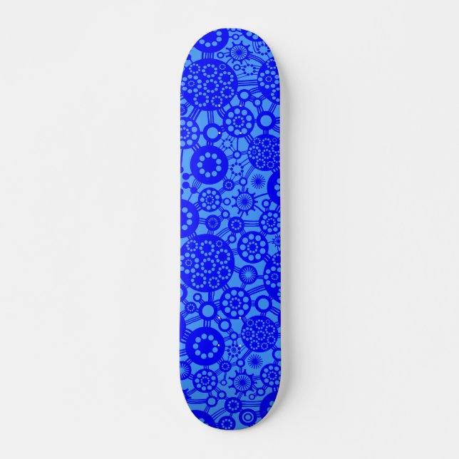 Skate Ecossistema - Azul no Bebê Azul (Frente)