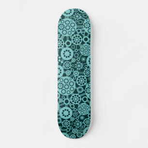 Skate Ecossistema - Lt Blue Green on Dk Green