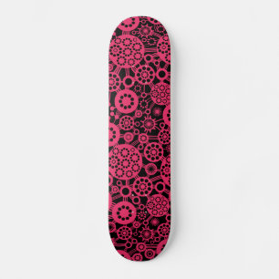 Skate Ecossistema - Neon Red em Preto