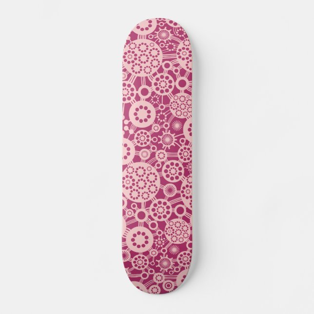 Skate Ecossistema - Rosa Esmaecido na Crimson (Frente)