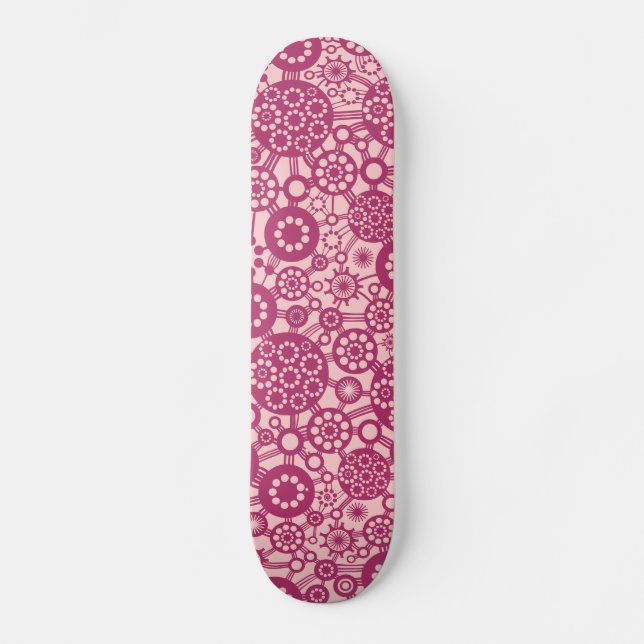 Skate Ecosystem - Crimson on Faded Pink (Frente)