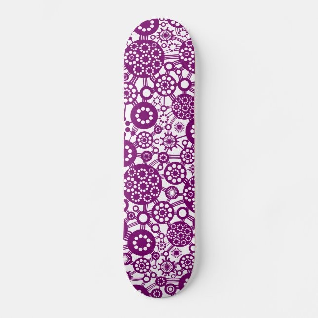 Skate Ecosystem - Plum on White (Frente)