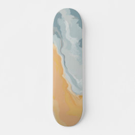 Skate Edição de Verão de Pintura Pastel Abstrata