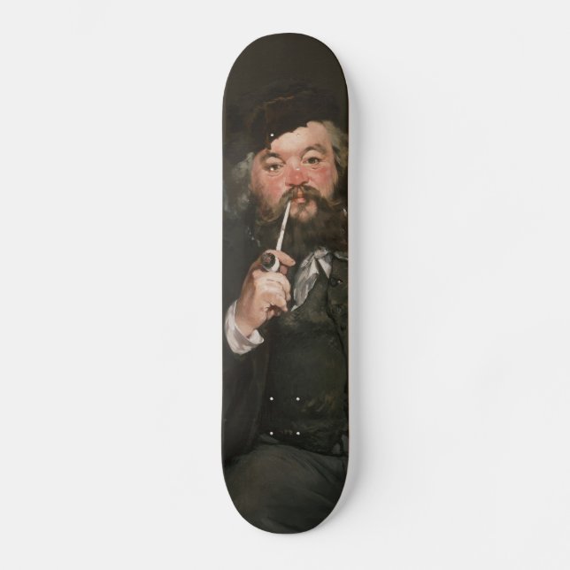 Skate Edouard Manet - Um Bom Copo de Cerveja / Boca de F (Frente)