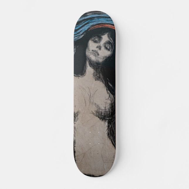 Skate Edvard Munch - Madonna Litografia (Frente)