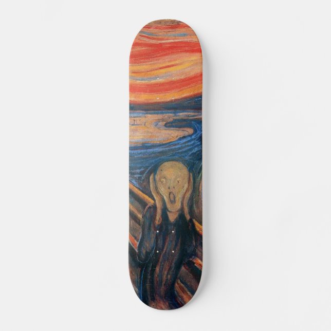 Skate Edward Munch o gritar (Frente)