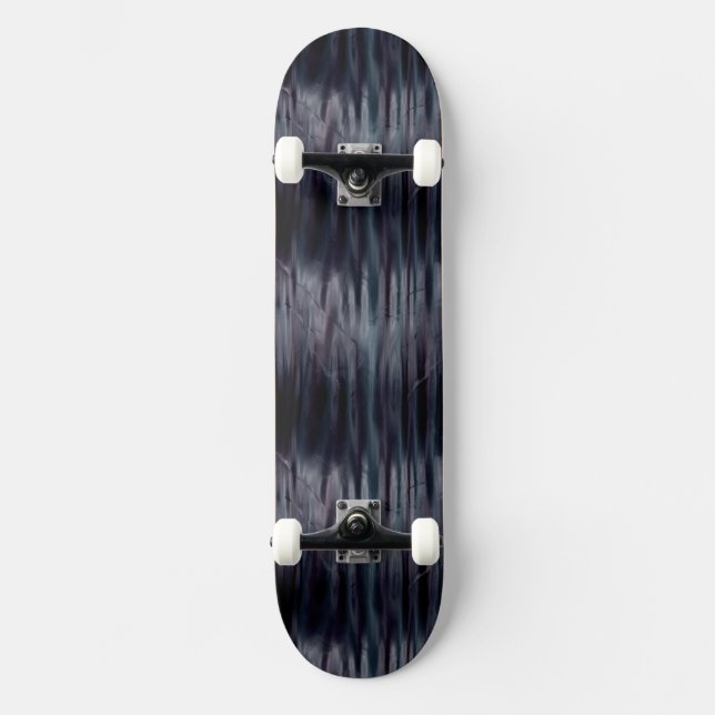 Skate Efeito Metálico Líquido Preto (Frente)