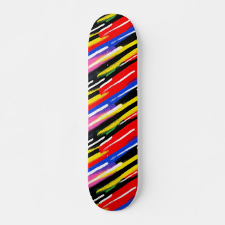 Skate Electric Neon Stripe Riot
