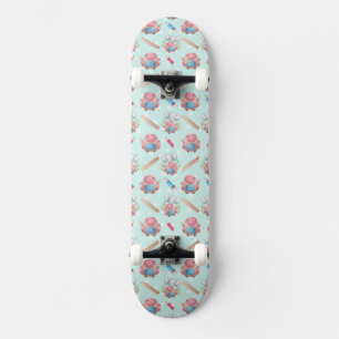 Skate Elefante de Volta às Aulas Estampado