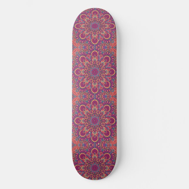 Skate Elegante Boho Yoga Mandala (Frente)