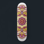 Skate Elegante Floral Mandala<br><div class="desc">design de mandala floral bonito no skate</div>