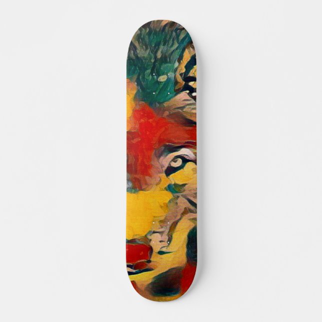 Skate Elemento de Lobo Acrínico - Zero Personalizado - C (Frente)