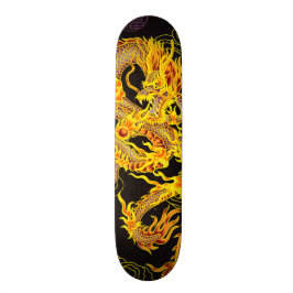 Skate Elemento Personalizado do Dragão Imperador Chinês