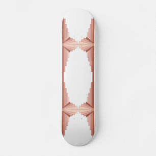 Skate Elementos de deco de arte em uma paleta dourada ro