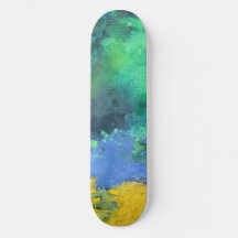 Emerald Ocean Aquamarine Abstrato