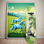 Skate Emerald Unicorn<br><div class="desc">Quer você seja um skatista entusiástico ou alguém que aprecie a magia dos unicórnios,  este skate é algo que deve ter. É também um presente encantador para aqueles que apreciam a mistura da imaginação e da aventura.</div>