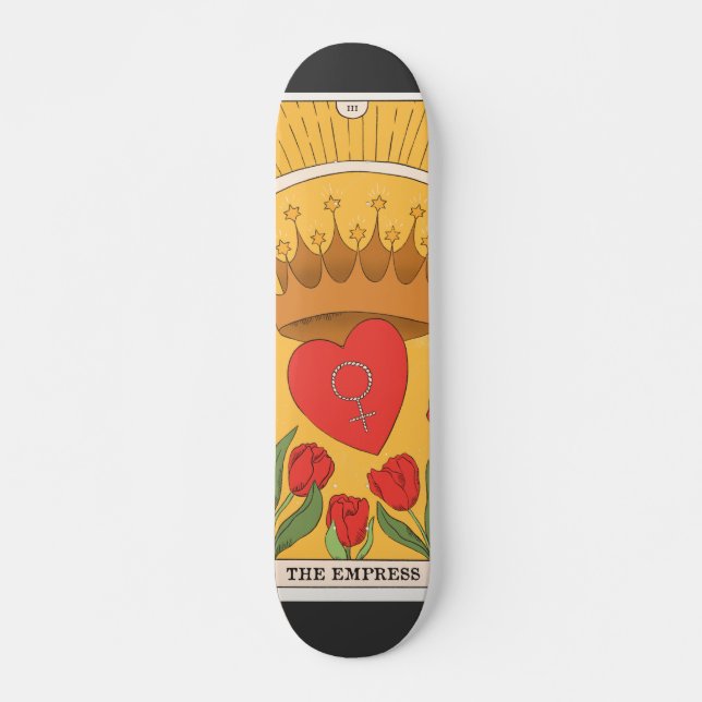 Skate Empress tarot major arcana magia feminina (Frente)