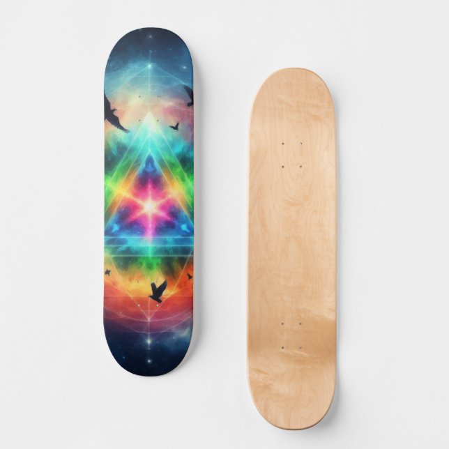 Skate Energia Cósmica Triangular (Frente)