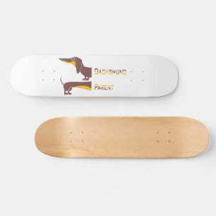 Skate Engraçado e fofo dachshund para os pais de cães lo
