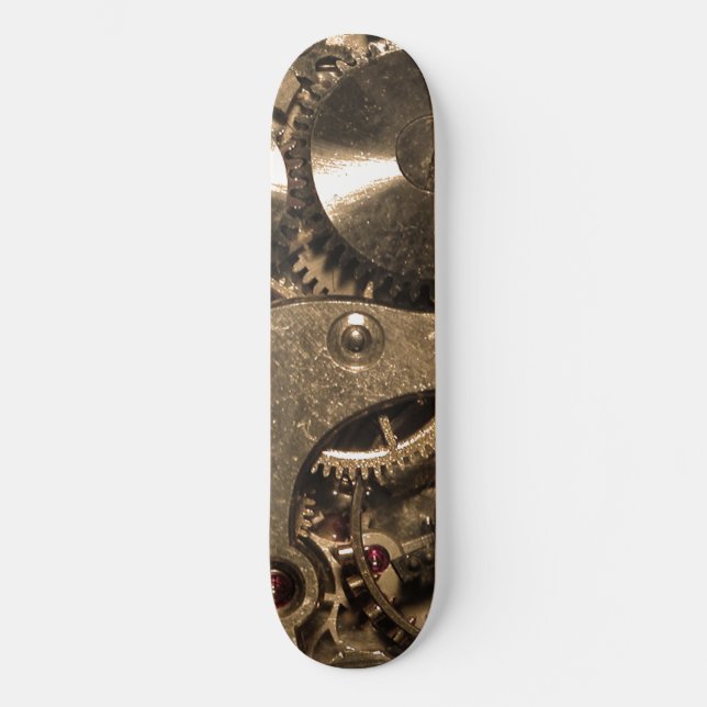 Skate Engrenagens de Relógio de Metal Steampunk (Frente)