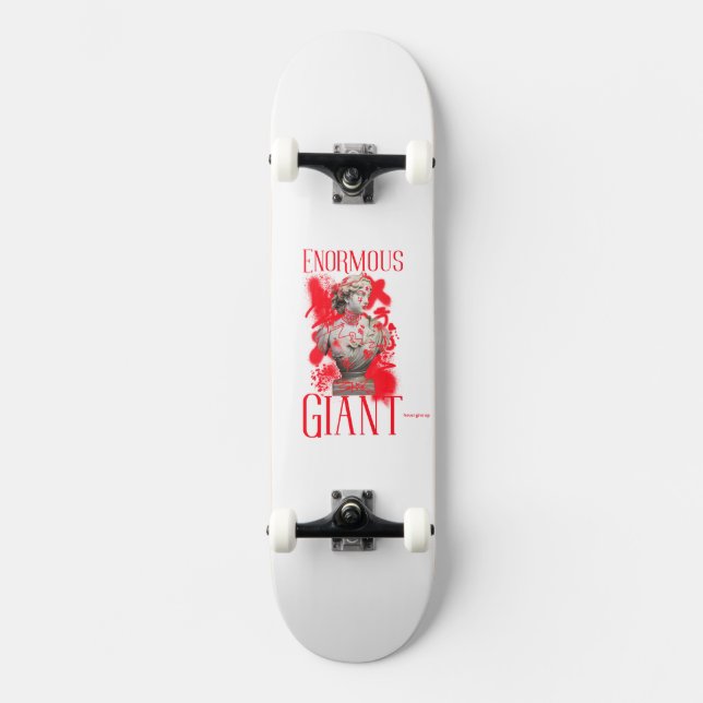 Skate Enorme Decks Gigantes : Nunca Desistam (Frente)