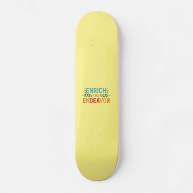 Skate Enriquecer O Endeavor (Frente)