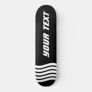 Skate Equipamento desportivo preto e branco do Modern Mo