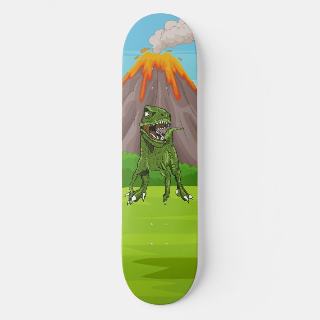 Skate Era Pré-Histórica do Vulcão Dinossauro (Frente)