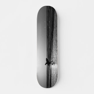 Skate Escala de Cinza do Surfer da Manhã
