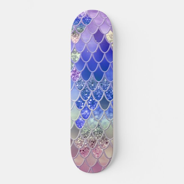 Skate Escalas de Sereia de Verão #3 (Faux Glitter) (Frente)