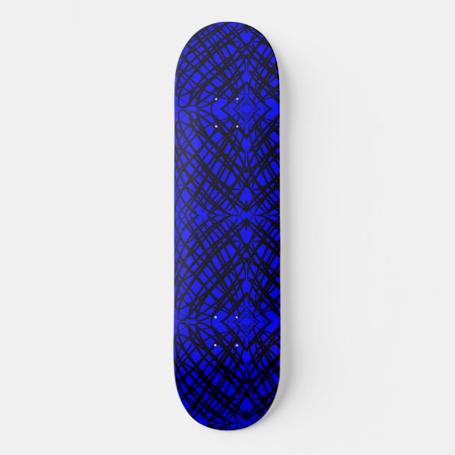 Skate Escrivora Simples | Inclinação Espelho | Azul | (Frente)