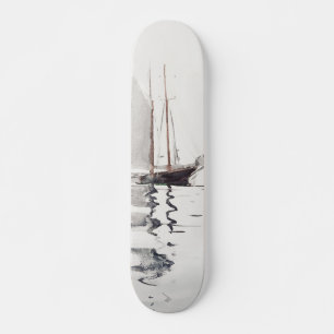 Skate Escuna de dois mastros com Dory por Winslow Homer