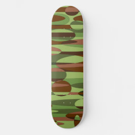Skate Esferas Verdes e Castanhosas