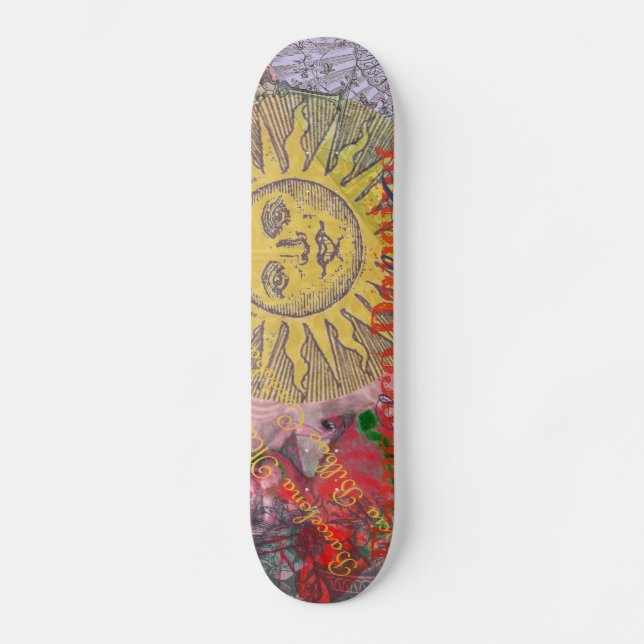 Skate Espanha Sunshine - Arte Espanhola (Frente)