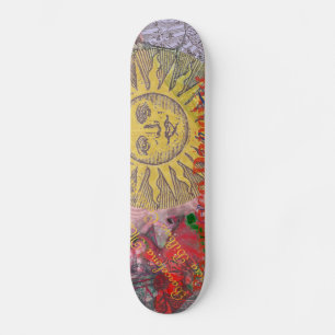 Skate Espanha Vintage Sol Viagem Colagem Retro Europa