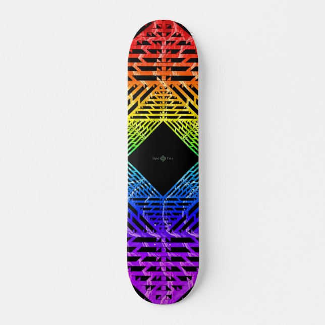 Skate Espectro ( Arco-íris ) (Frente)