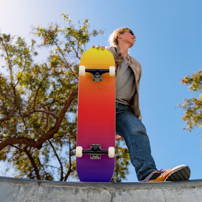 Skate Espectro de Cores Horizontais -1 (Ao ar livre 1)