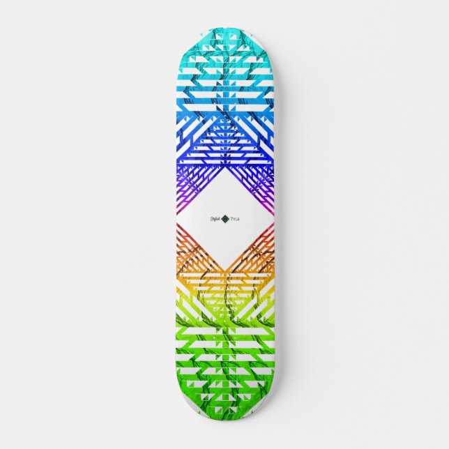 Skate Espectro de Sombra (Arco-íris) (Frente)