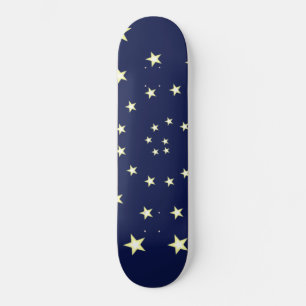 Skate Espiral das Estrelas Elegantes em Azul Marinho