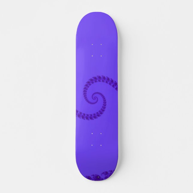 Skate espiral dobro roxo azul (Frente)