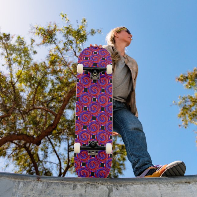 Skate Espiral Red & Blue Counter de Kenneth Yoncich (Ao ar livre 1)