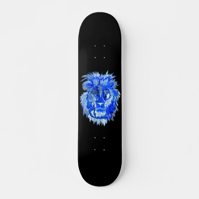 Skate Espírito Leão Azul (Frente)