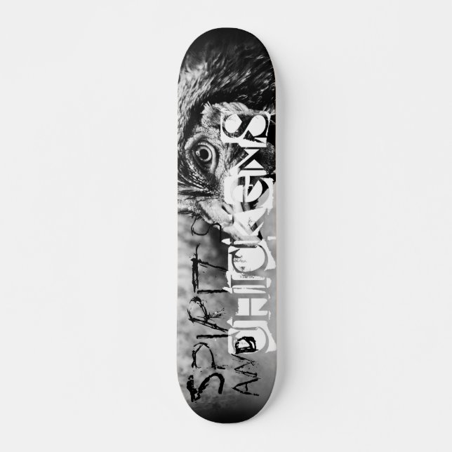 Skate espíritos e galinhas (Frente)