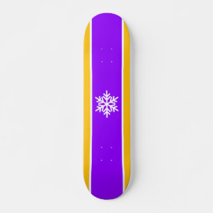Skate Esportivo Roxo Laranja Laranja Espalho de Neve