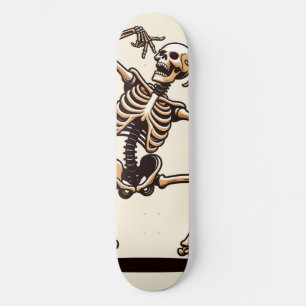 Skate Esqueleto Dançante Engraçado