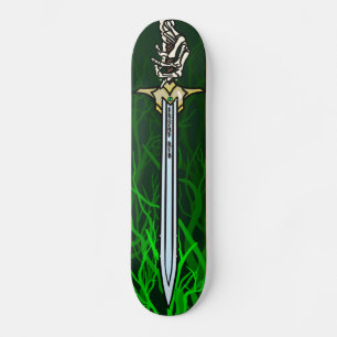 Skate Esqueleto de espada entalado