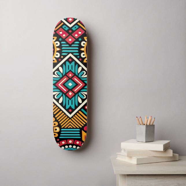 Skate Essência de Africana Vibrance (Arte de parede)