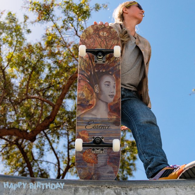 Skate Essência Whimsical do Outdoor Terra (Whimsical Essence of the Earth Skateboard)