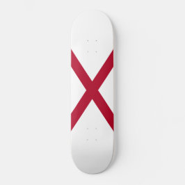 Skate Estado da bandeira do Alabama