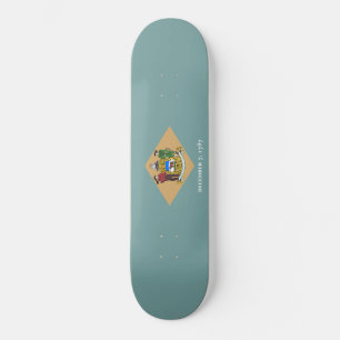 Skate Estado de bandeira de Delaware (DE, EUA)